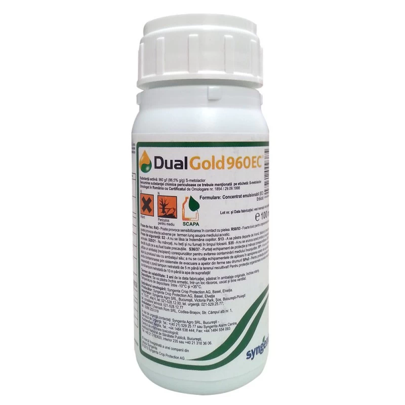 Erbicid Dual Gold 960 EC, 100ml
