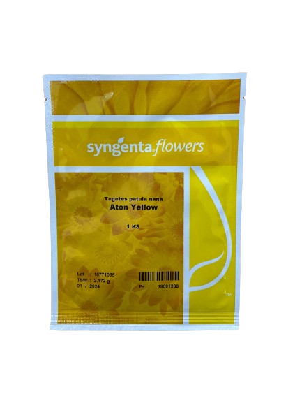 Tagetes Aton Yellow, Syngenta, 1000 seminte