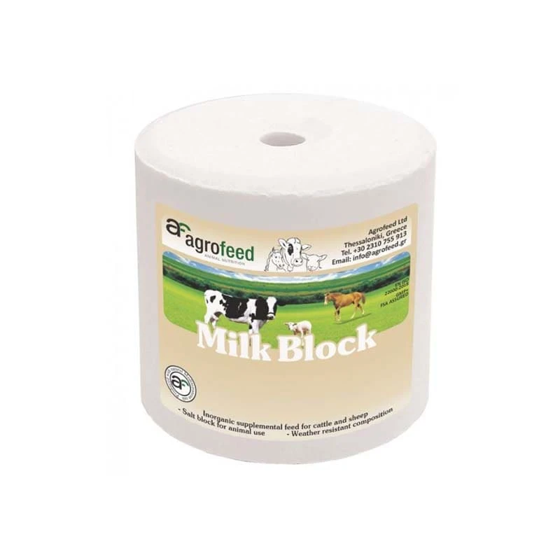 Bloc de sare Milk Block - 5kg, Natural, Ovine, Bovine, Caprine, Calitate Lapte