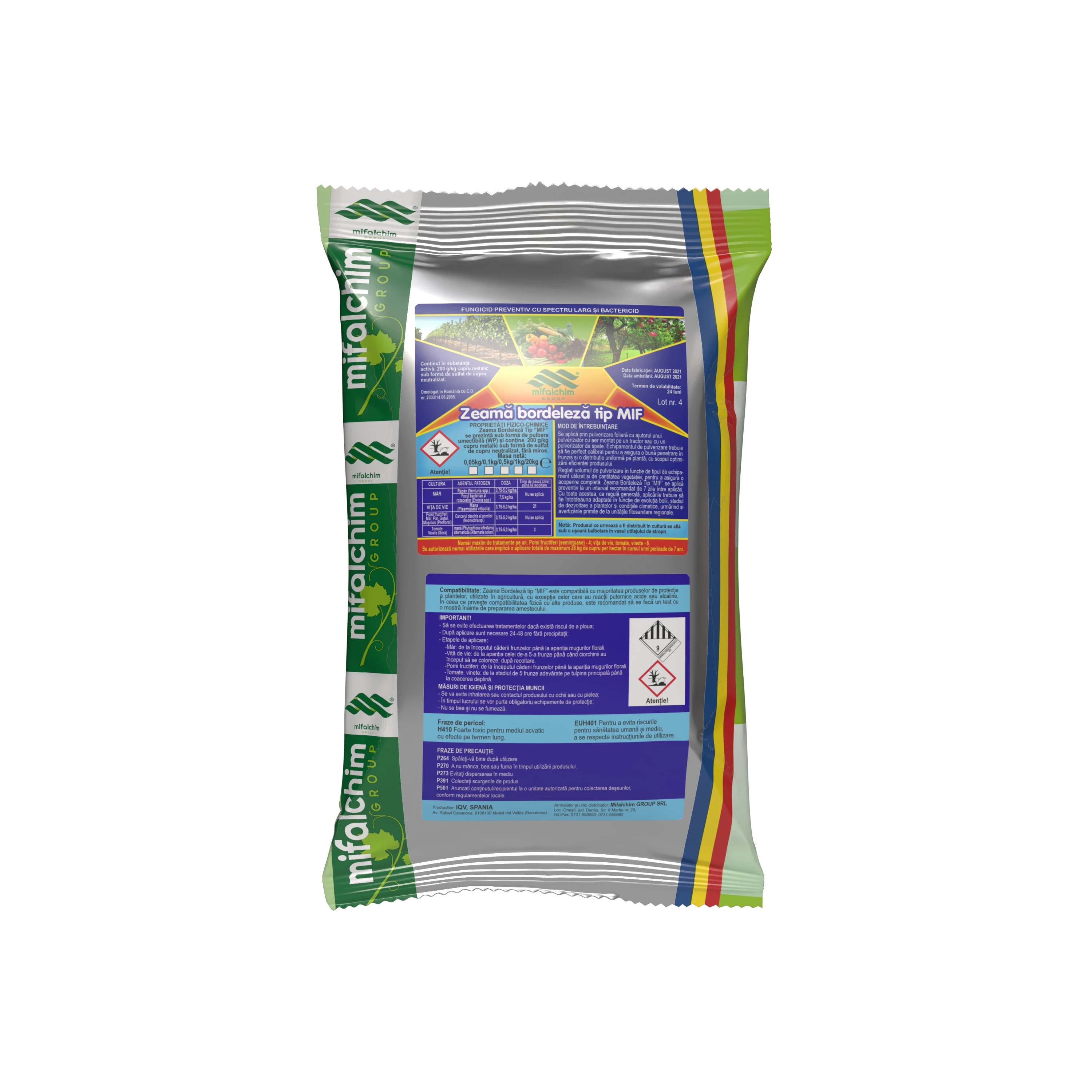 Fungicid Zeama Bordeleza, MIFALCHIM, 500 g