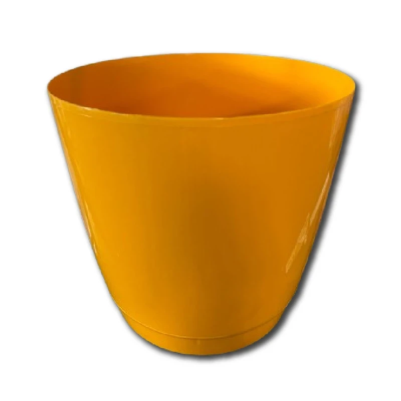Ghiveci decora 1 galben - 0.8 Litri