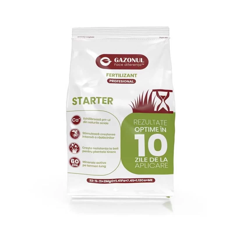 Ingrasamant gazon Starter, 15 kg