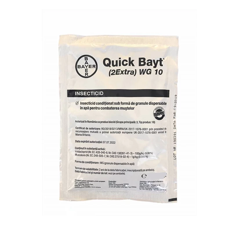 Insecticid QUICK BAYT 2 EXTRA WG 10, 50 g