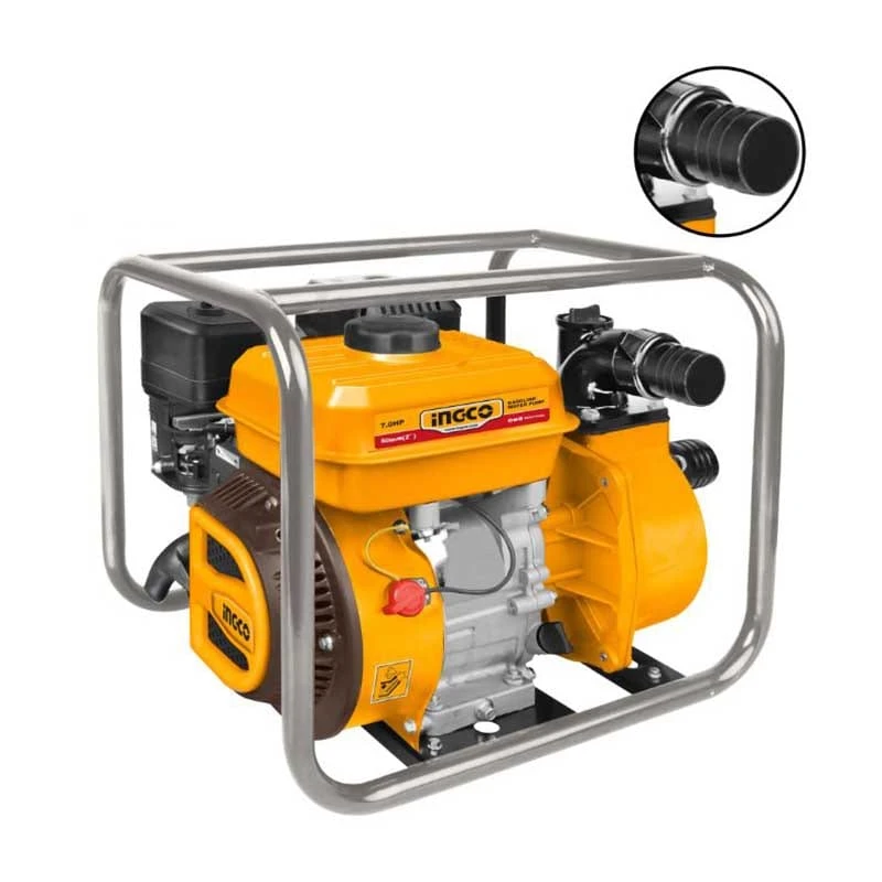 Motopompa, INGCO, 2" 50MM, 7CP, Debit 550L / MIN, Benzina, GWP202