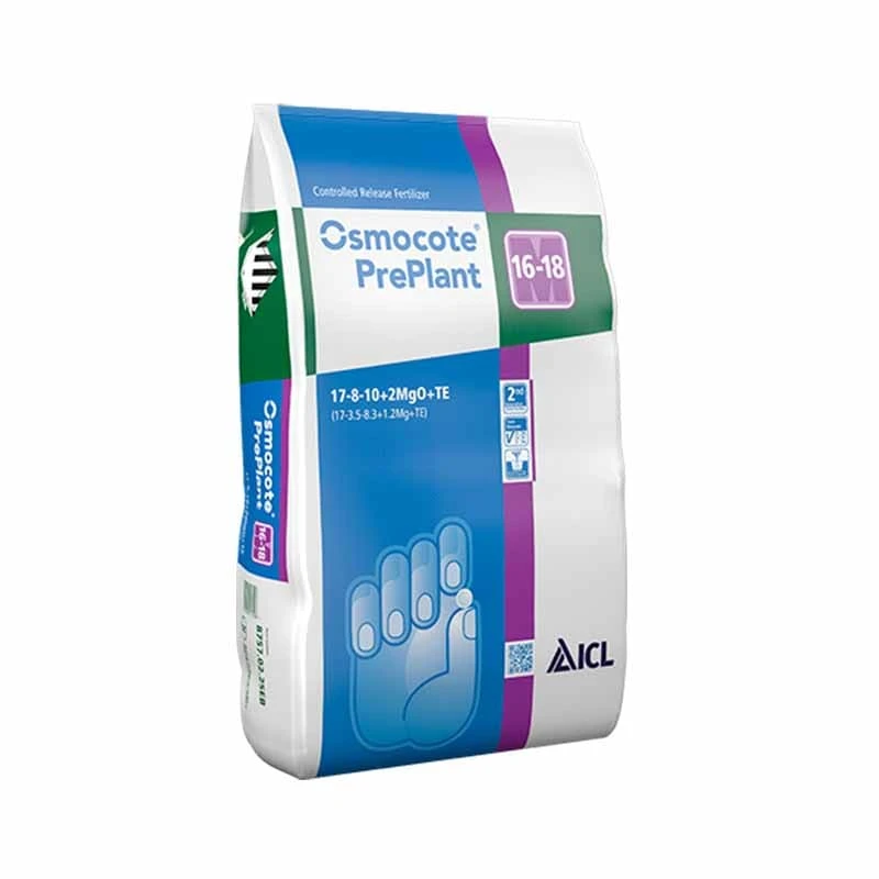 Osmocote PrePlant, 17-08-10+2MgO+ME, 16-18 luni, 1kg, VRAC, Profesional