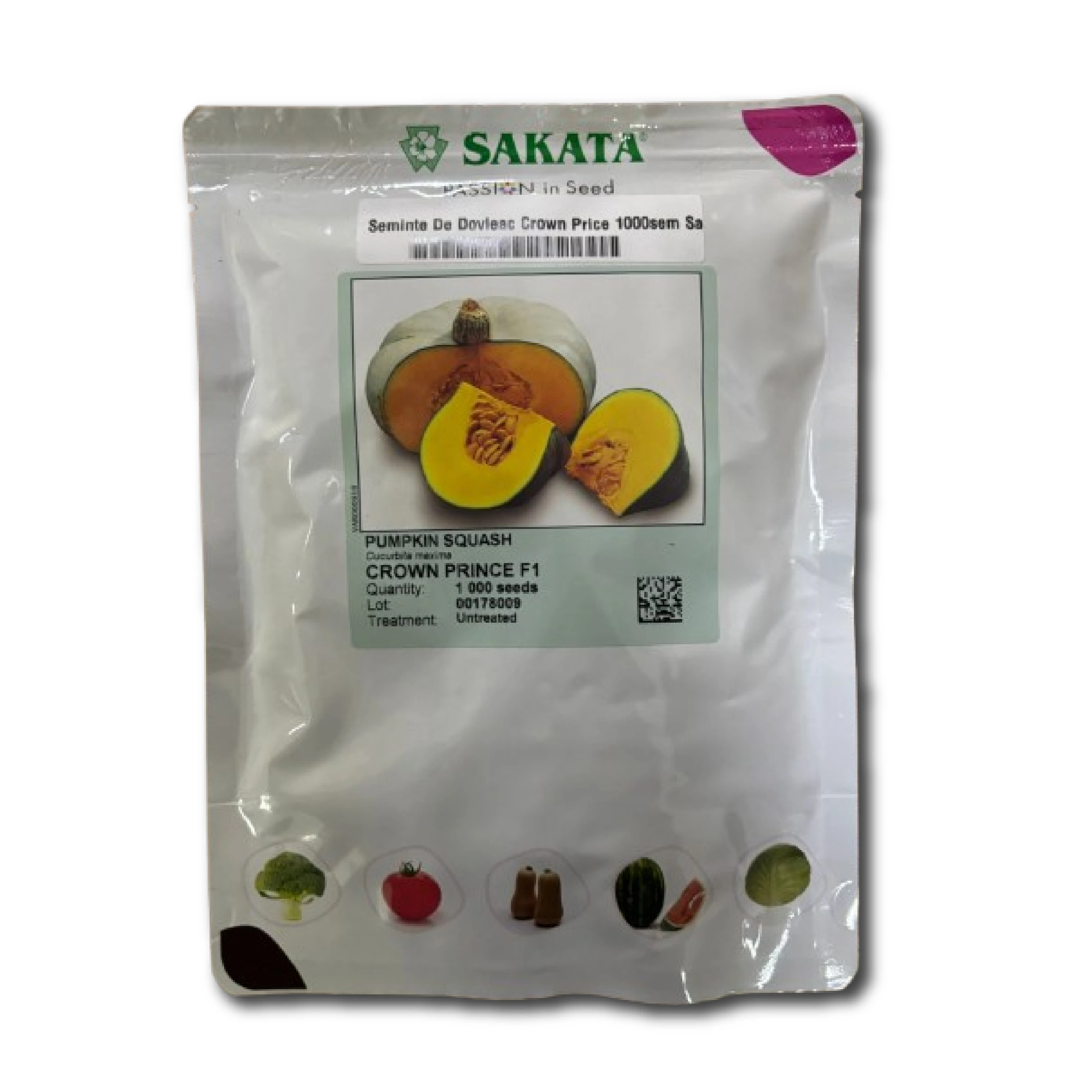 Seminte De Dovleac CROWN PRICE, Sakata, 1.000 seminte