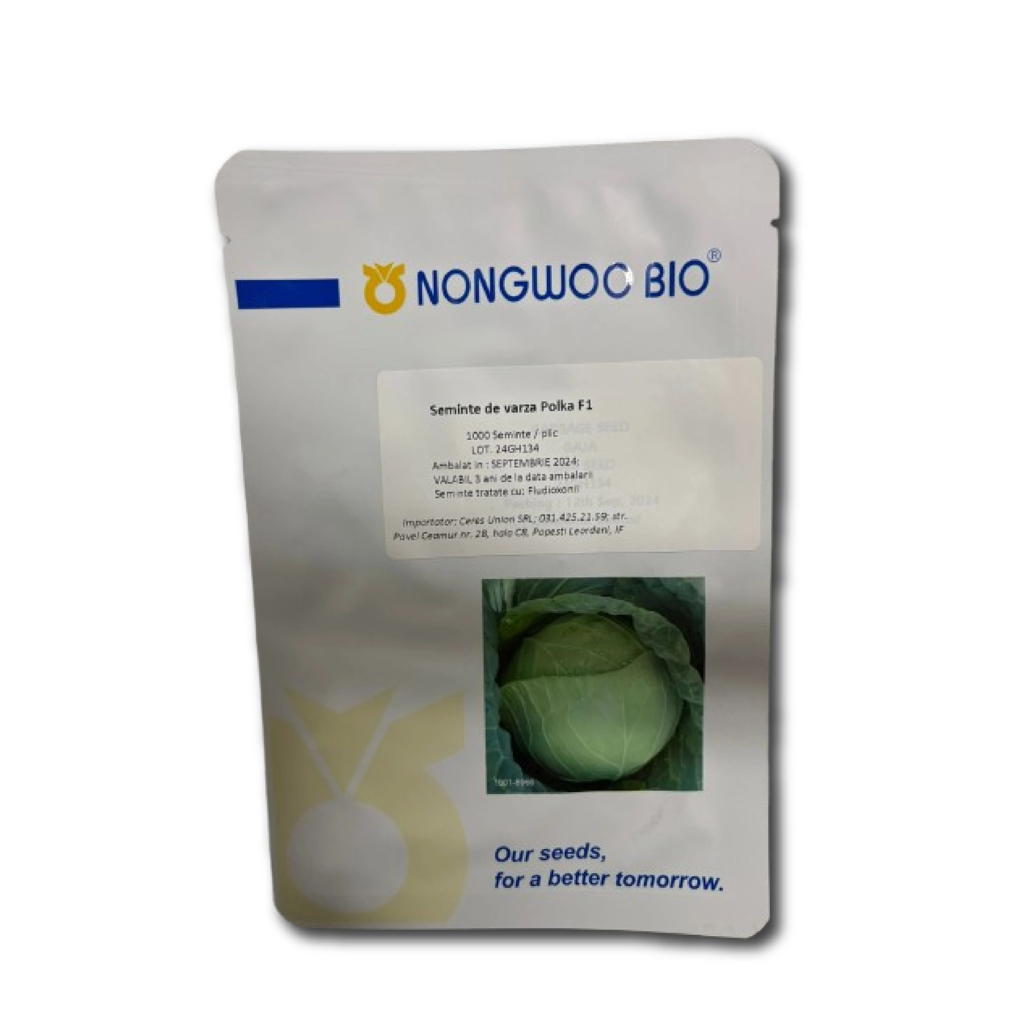 Seminte varza alba POLKA F1, NongWoo Bio , 1000 seminte