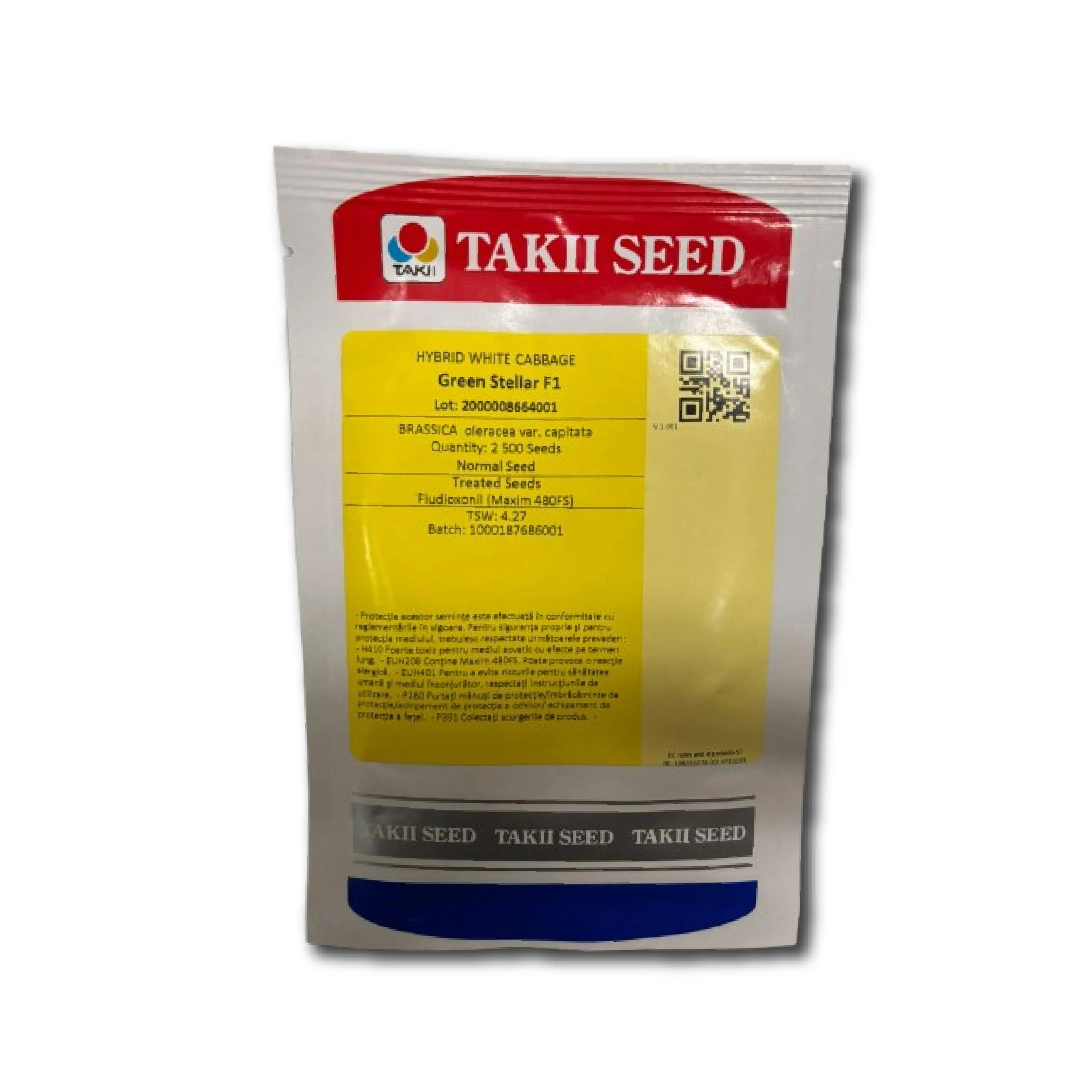 Varza Green Stellar F1, 2500 seminte, frunza subtire